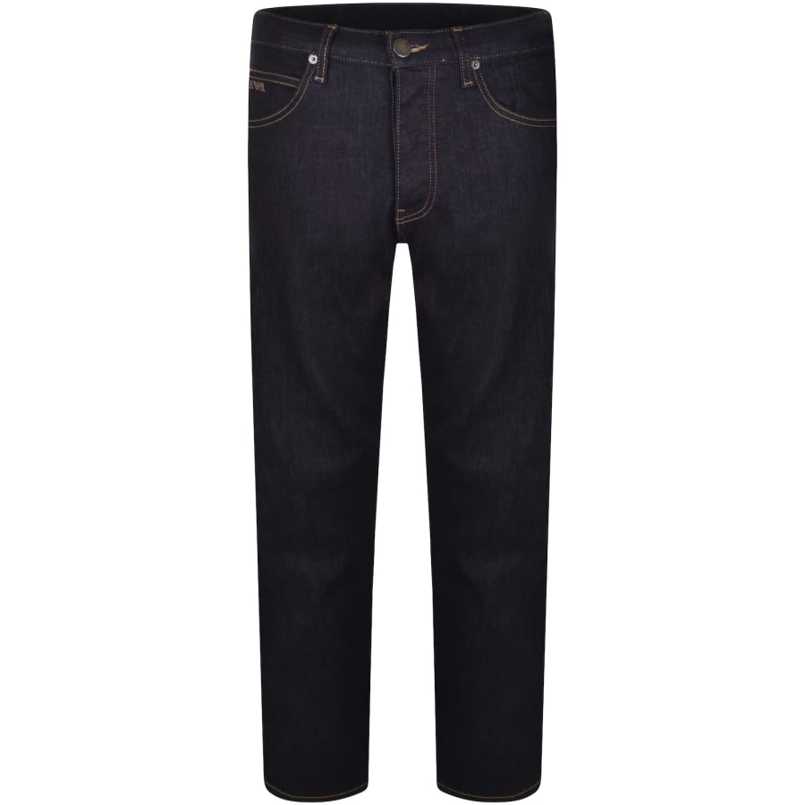 Emporio Armani J21 Regular Jeans Dark Wash Navy